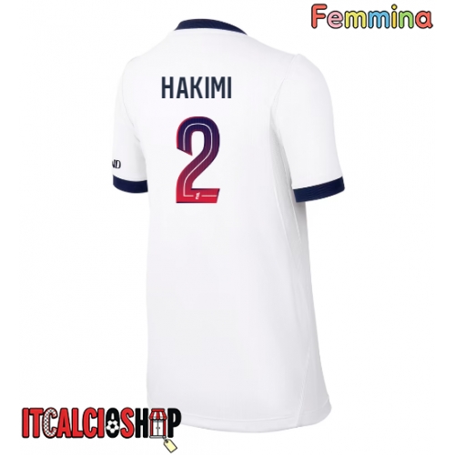 Paris Saint-Germain Achraf Hakimi #2 Seconda Maglia Femmina 2026-27 Manica Corta